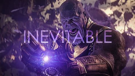 Thanos inevitable - May 2, 2019 · Thanos believes he has acquired all the Infinity Stones and says, “I am inevitable.” Tony quips back like only Tony can and says, “And I am Iron Man,” before snapping his fingers and ... 